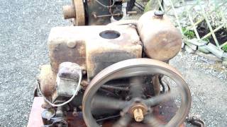 ruston hornsby stationary engine 3 hp pb total original [upl. by Nalor691]