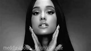 Meddle About  Ariana Grande AI Cover [upl. by Giliane]