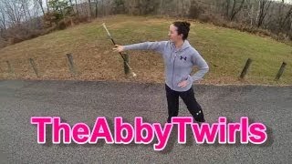 Figure 8  Novice Baton Twirling  How to Twirl a Baton  Baton Twirling Tutorial [upl. by Glass]