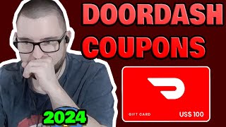 New DoorDash Promo Codes working in 2024  Free 100 DoorDash Coupon Code [upl. by Burnie176]