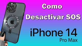 Como desactivar SOS en iPhone 14 Pro Max desactivar emergencia SOS [upl. by Scarrow]