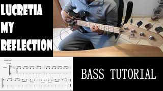 The Sisters Of Mercy  Lucretia My Reflection bass tutorial [upl. by Anihsak]