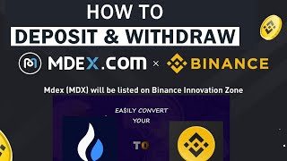 HOW TO DEPOSIT MDX IN BINANCE  HOW TO CONVERT MDX FROM HECO TO BSC and Deposit in BINANCE [upl. by Berliner562]