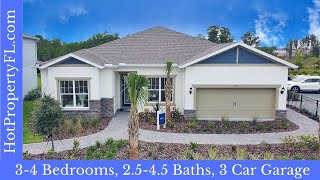 New Model Home Tour  Clermont  Orlando  Pulte Homes  Serenoa Lakes  Easley Model [upl. by Azial]