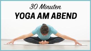 30 Minuten Yoga Abendroutine  mehr Flexibilität amp Entspannung [upl. by Kcim]