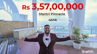 Buy a 4BHK Apartment In Mantri Pinnacle  One Of The Tallest Residential Tower in Bengaluru [upl. by Haneeja]