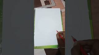 beautiful and easy nature sketch drawing drawing art  viral trending [upl. by Ahsito]