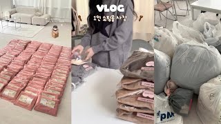 vlog 1인 쇼핑몰 사장 브이로그ㅣ주문폭주🎉ㅣ장사 잘 되는 꿀팁🙇🏻‍♀️ㅣ댓글 QampAㅣ재고 정리하는 법 📦 [upl. by Origra301]