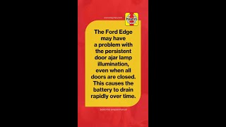 Ford Edge Issue Persistent Door Ajar Lamp Illumination [upl. by Allerie135]