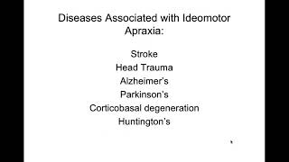 Apraxia Part 2 Ideomotor apraxia [upl. by Ardle]