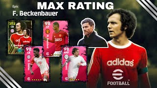 Racikan F Beckenbauer amp All Iconic Max Rating  Xabi Alonso 🔥🔥 [upl. by Laroc]