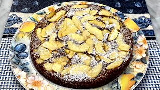 Torta di Mele Con Farina di Castagne Ricetta Facilissima  Apple Pie With Chestnut Flour [upl. by Sarkaria31]