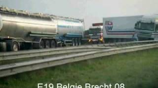 vrachtwagen ongeluk E19 [upl. by Avle]