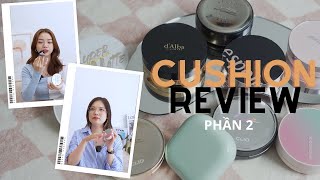 ENGCC Review 10 LOẠI CUSHION ĐÃ DÙNG MAC Moonshot dAlba Clio  Trang amp Tiên [upl. by Yahsram]