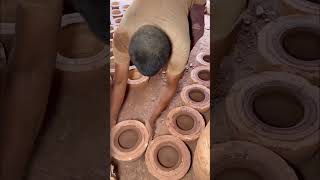 Earthen Pots Making in Factory shorts [upl. by Abby971]