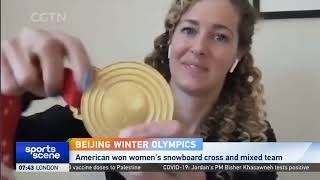 Exclusive talkSnowboard Cross Gold Medalist Lindsey Jacobellis  Team USA  Beijing 2022 Olympics [upl. by Asereht]