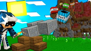 SUPER CANNONE DI TNT vs CASA DI MINECRAFT  ITA [upl. by Eibbed]