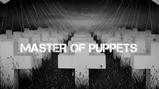 Master Of Puppets  Metallica Guitar Backing Track wvocals Eb [upl. by Cornie]