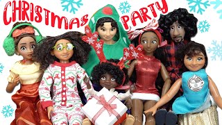 Disney Encanto Madrigal House Christmas Party with Mirabel Isabela Luisa Bruno Dolls [upl. by Canale886]