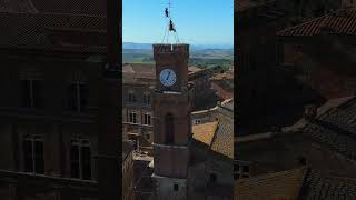 🇮🇹 A Breathtaking Drone Tour Over Pienza Tuscany  DJI Mini 4 Pro [upl. by Agnesse945]