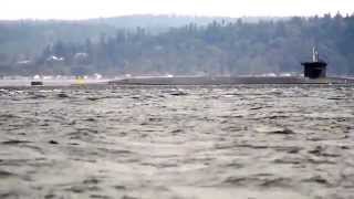 USS Michigan Transits to Naval Base KitsapBremerton HD [upl. by Oleg]