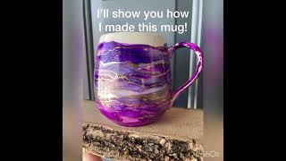 Alcohol Ink Mug Tutorial  Part 1 [upl. by Mcferren]