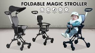 2 Way Facing Foldable Magic stroller [upl. by Izaak]