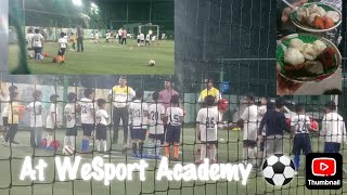 Visit to WeSport Academy  Coaching institute  Hindi Vlog  Vlog no23 [upl. by Ahsal735]