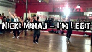 Nicki Minaj ft Ciara  Im Legit  Footage from Nika Kljuns Class  RAW AND UNCUT SERIES [upl. by Russia]