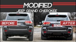 Jeep Grand Cherokee MODIFIED  virtual tuning photoshop [upl. by Htennaj]