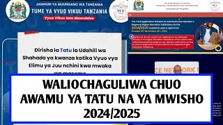 MAJINA YA WALIOCHAGULIWA CHUO FIRST YEAR AWAMU YA TATU THIRD SELECTION 20242025 [upl. by Rabelais17]