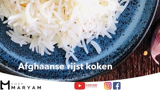 Afghaanse rijst maken Hoe kook je rijst How to cook perfect rice [upl. by Earej832]