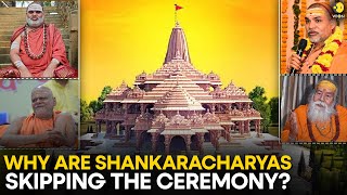 Ram Mandir inauguration Why are all four Shankaracharyas not attending the Ayodhya ceremony [upl. by Georgette]