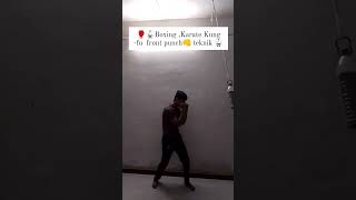 🥊🥋Boxing Karate Kungfu front punch👊teknik🥋piyushKarategojuryustyle🥋ArmyloverPiyushKarateStudent [upl. by Niliram]