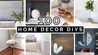 100 DIY HOME DECOR IDEAS amp PROJECTS  AFFORDABLE amp AESTHETIC [upl. by Latashia]