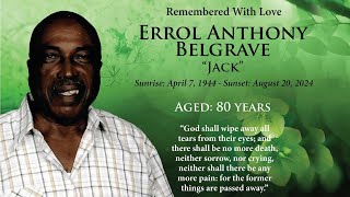 Celebrating the Life of Errol Anthony Belgrave [upl. by Ainotal585]