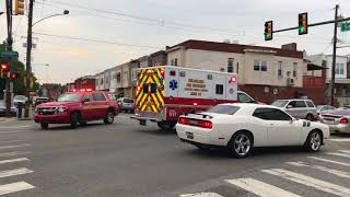 PHILADELPHIA FIRE DEPARTMENT EMS ES 9 UNIT amp MEDIC 46 RESPONDING IN PORT RICHMOND PHILADELPHIA PA [upl. by Meurer]