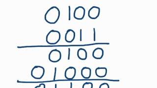 How to multiply two binary numbers [upl. by Enyalahs]