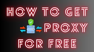 How to get proxy for free [upl. by Ruhtra712]