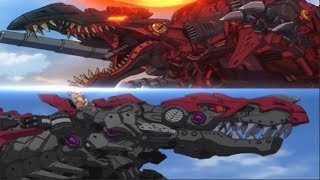 Big Dinos  Death Rex amp GenoSpino  Zoids Lose My Life 1080p [upl. by Rafa]