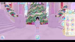 Royale High Advent Calendar Event Day 26 TTYL Chick Lipgloss amp Goss Plush Skirt Glitterfrost [upl. by Otrebogir]