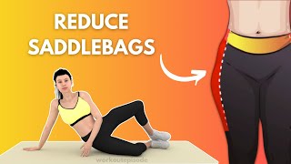 Best Exercises to Reduce Saddlebags  Beginner Friendly Saddlebags Exercise For Women At Home [upl. by Ztnaj]