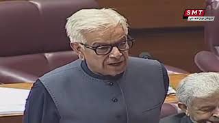 Federal Minister Khawaja Asif National Assembly Speech Today [upl. by Zalucki]