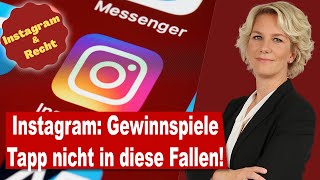 Gewinnspiele auf Instagram  Tappe nicht in diese Fallen [upl. by Lohrman]