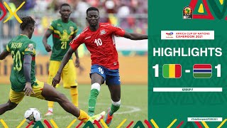 Gambia 🆚 Mali Highlights  TotalEnergiesAFCON2021  Group F [upl. by Eiram435]