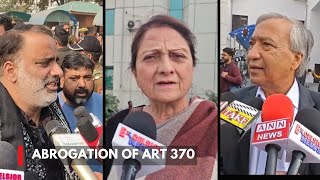 NC MLAs Blames PDP For Abrogation of Art 370 Tarigami Says Its Restoration Important [upl. by Filide148]