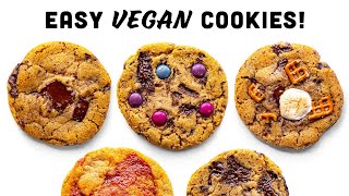 The BEST VEGAN COOKIES Super Easy amp Foolproof [upl. by Dorsey764]