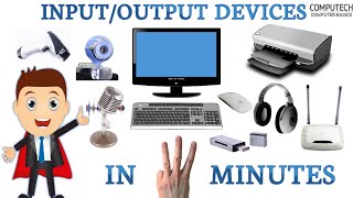 What is Input and Output Input Output Devices of Computer Peripheral Devices Input and Output [upl. by Cohla]