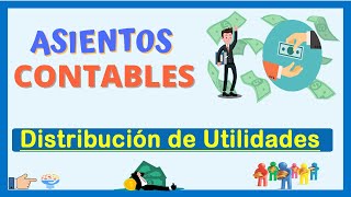 Registro Contable de la Distribución de Utilidades [upl. by Atiuqehc]