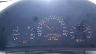 Mercedes W210 E240 V6  LPG 0100 Acceleration [upl. by Messab]